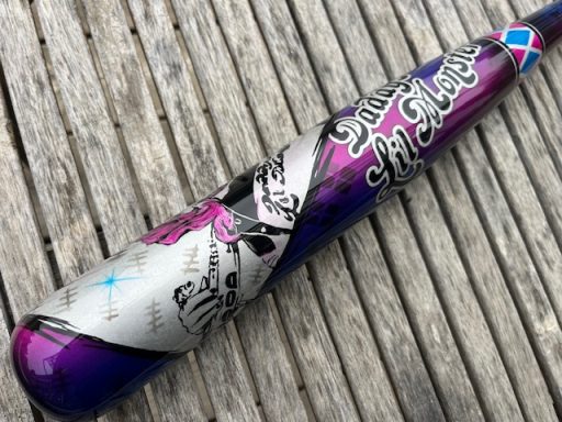 batte de base ball customisée, peinture custom, batte peinture personnalisée, airbrush custom paint, peinture personnalisée
